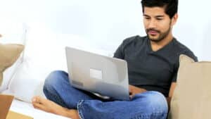 Man on Laptop