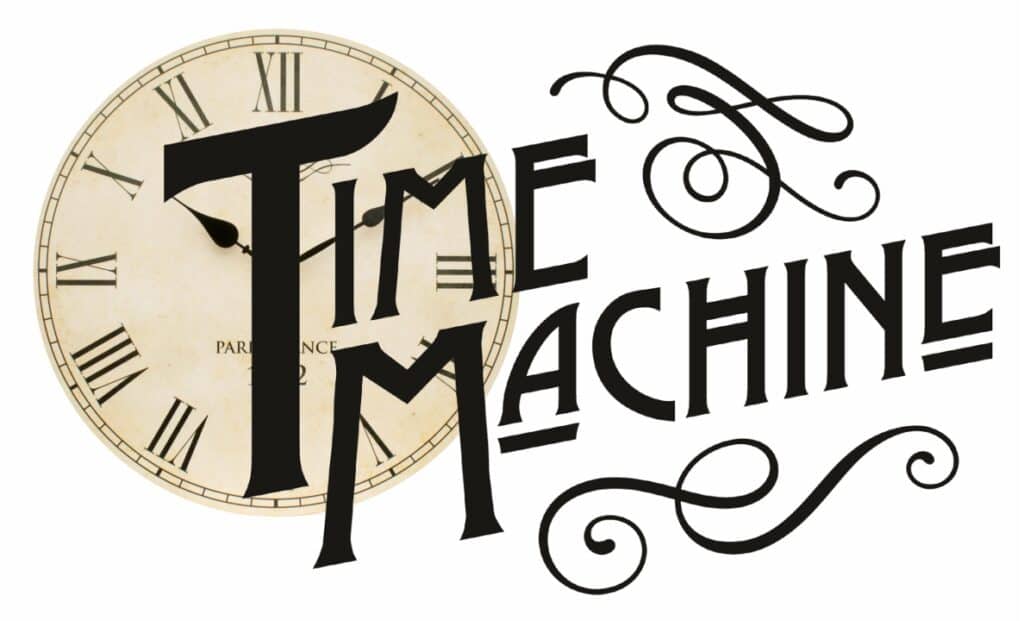 Time machine logo.