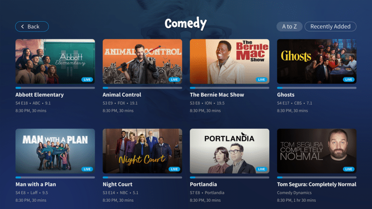 Tablo Shows Genre Comedy