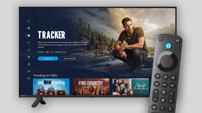 Tablo home screen on Amazon Fire TV