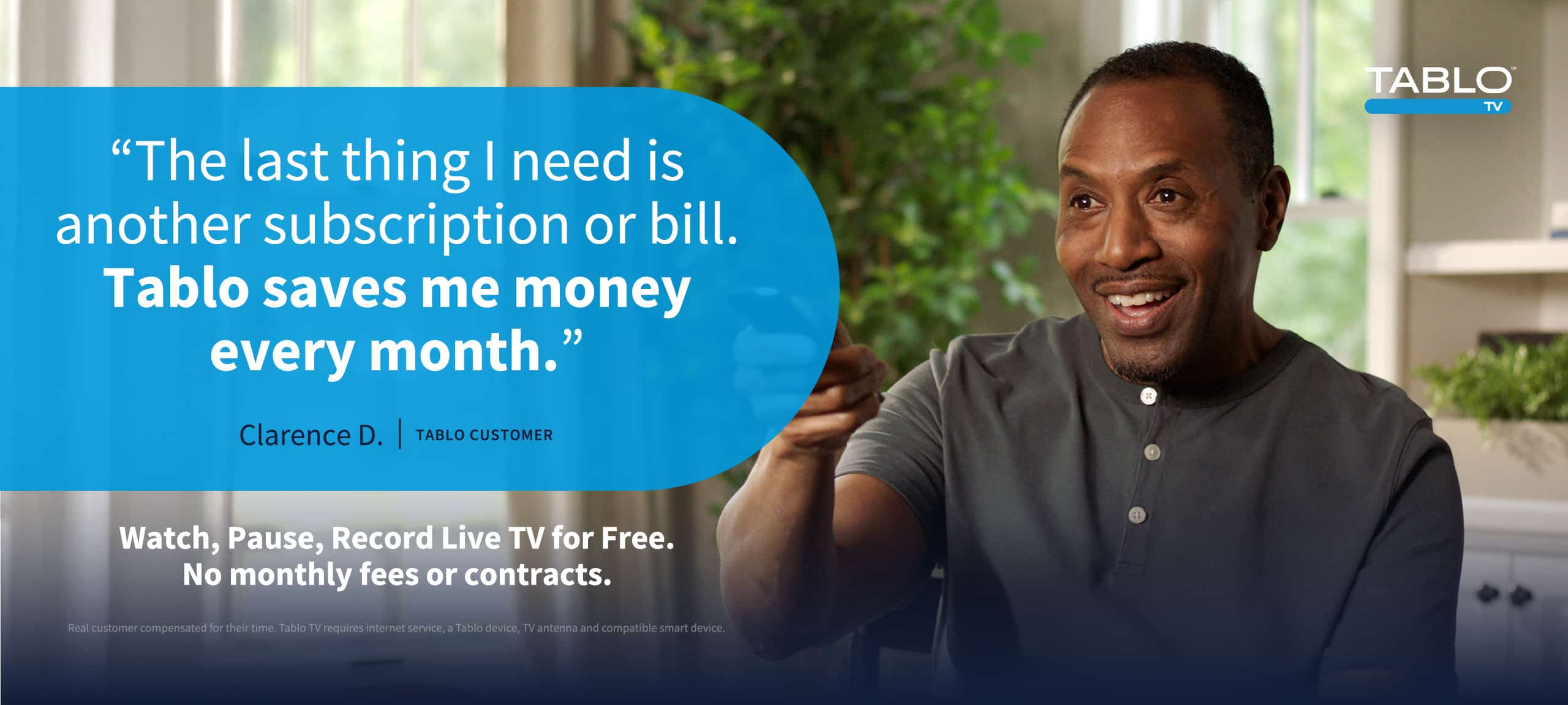 Testimonial Campaign Desktop - Clarence