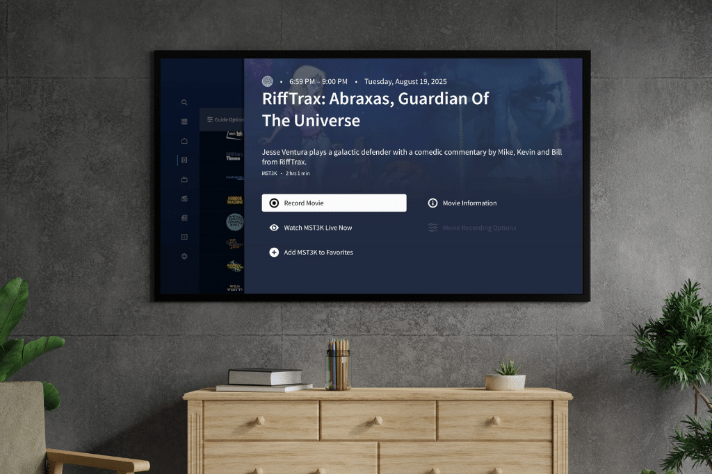 MST3K landing page on Tablo.