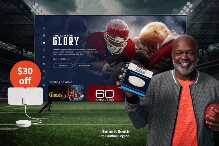 Emmit with our $30 off Football deal.