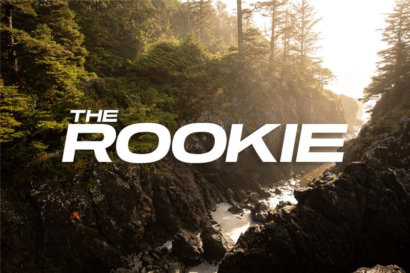 "The Rookie" title in the woods.
